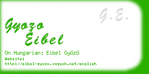 gyozo eibel business card